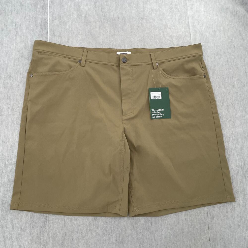 LL Bean Shorts Adult 44 Brown Khaki Venture Stretch Short Five Pocket Mens NEW